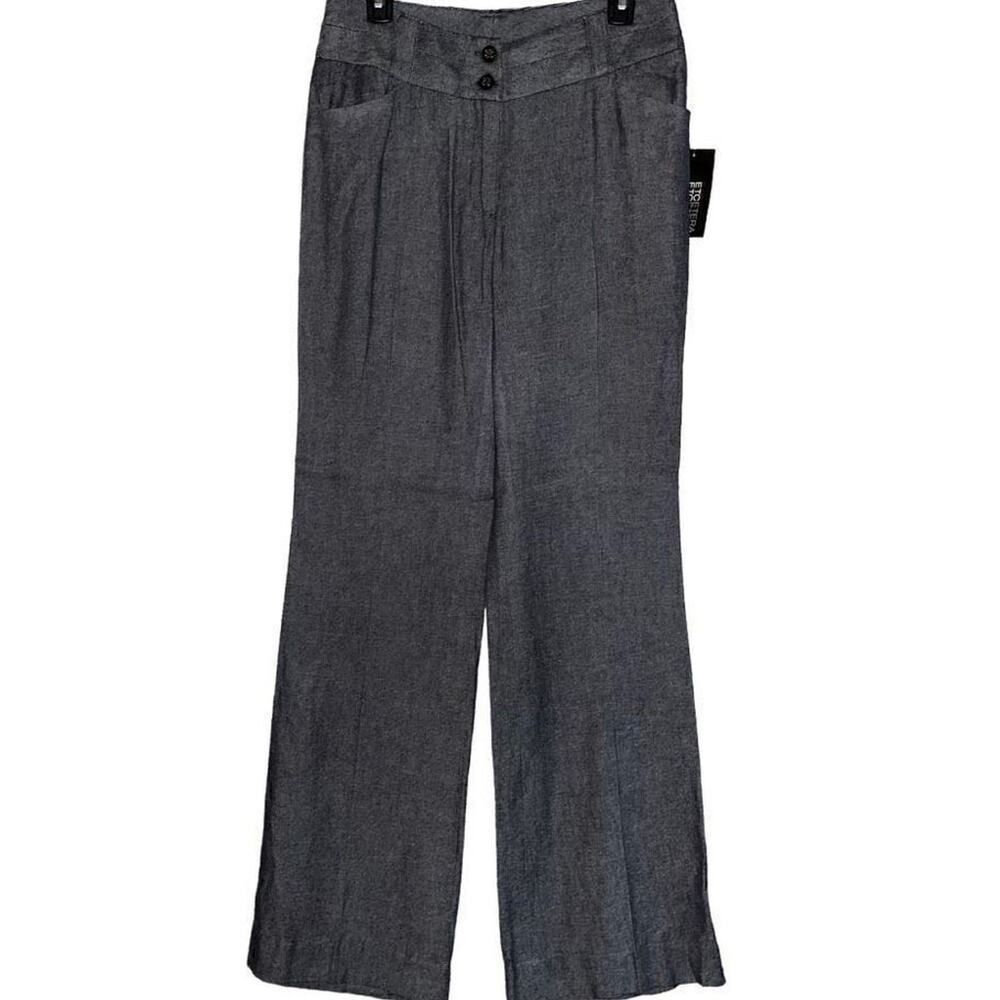 Etcetera black & white woven pants 6 NEW‎